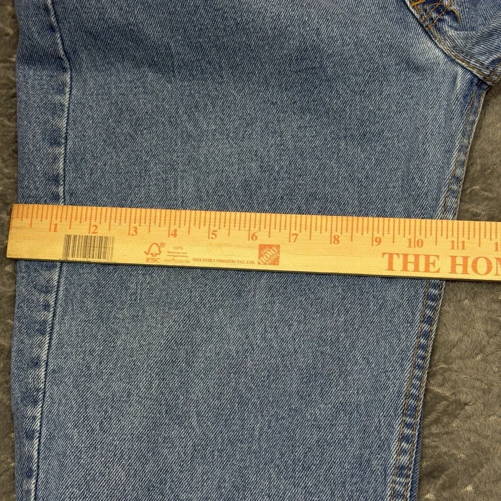 Vtg 90s Levis 505 Jeans Mens Size 32x28 Straight Leg Denim Orange Tab USA Made